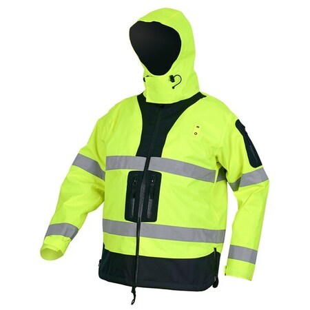 Ultratech Class 3 Jacket With Polyester Pu Coating And Adjustable Storm Fit, Size 3Xl UT38JHX3